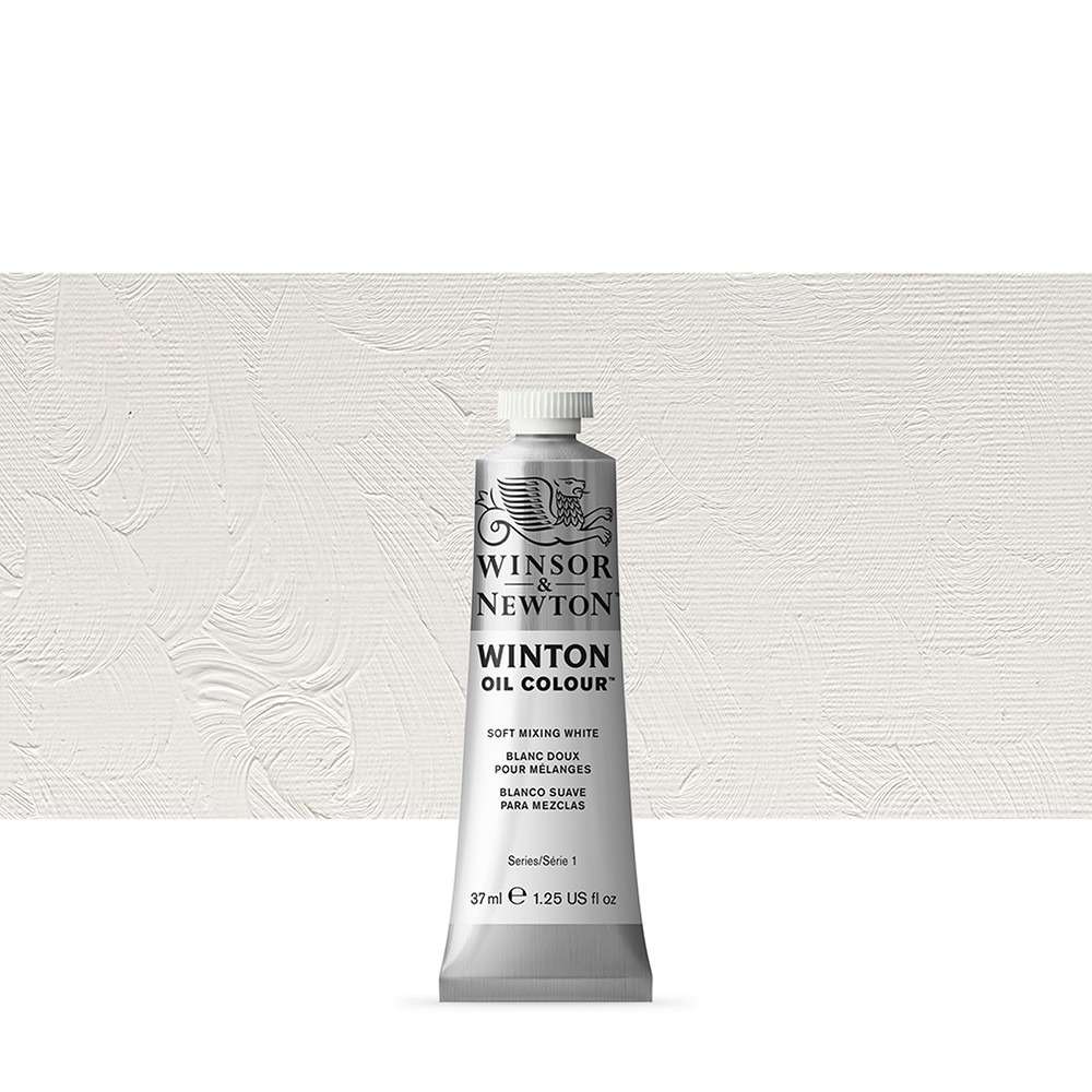 WINSOR & NEWTON : WINTON : OIL PAINT : 37ML : SOFT MIXING WHITE
