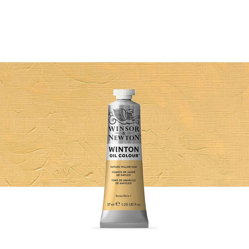 WINSOR & NEWTON : WINTON : OIL PAINT : 37ML : NAPLES YELLOW HUE