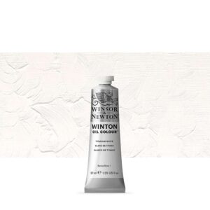 WINSOR & NEWTON : WINTON : OIL PAINT : 37ML : TITANIUM WHITE