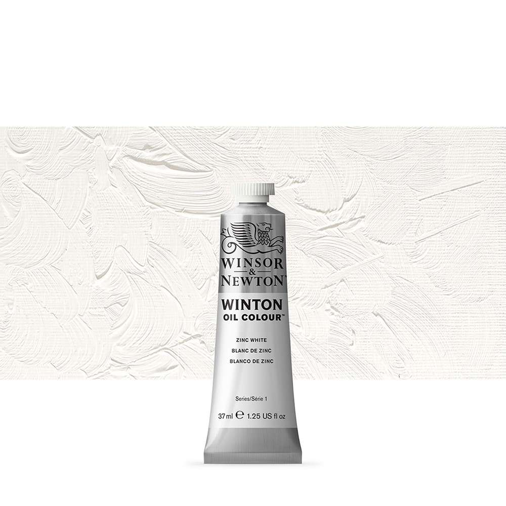 WINSOR & NEWTON : WINTON : OIL PAINT : 37ML : ZINC WHITE