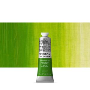 WINSOR & NEWTON : WINTON : OIL PAINT : 37ML : CHROME GREEN HUE