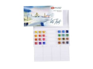 WHITE NIGHTS ARTIST’S WATER COLOUR CAKE SET OF 24