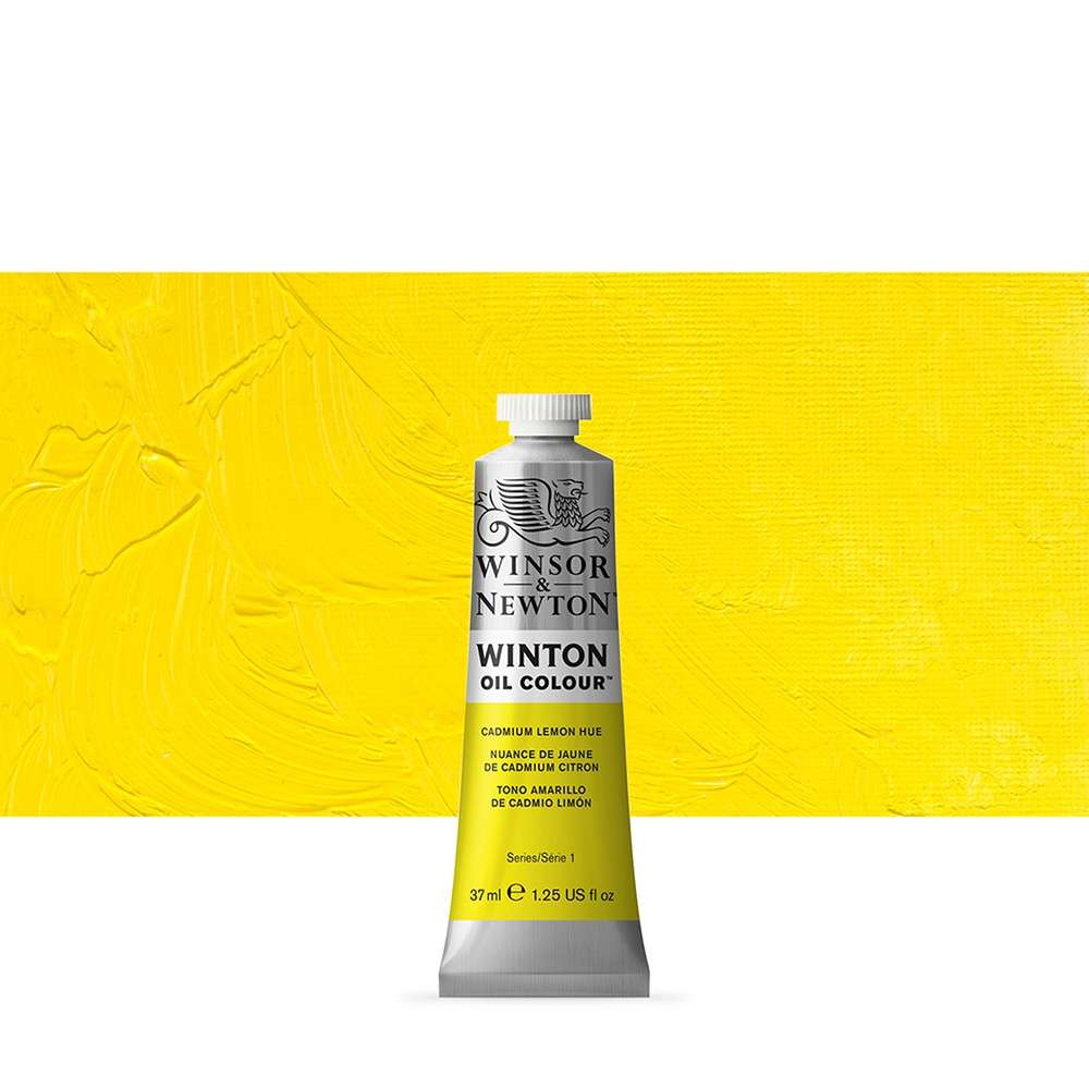 WINSOR & NEWTON : WINTON : OIL PAINT : 37ML : CADMIUM YELLOW HUE