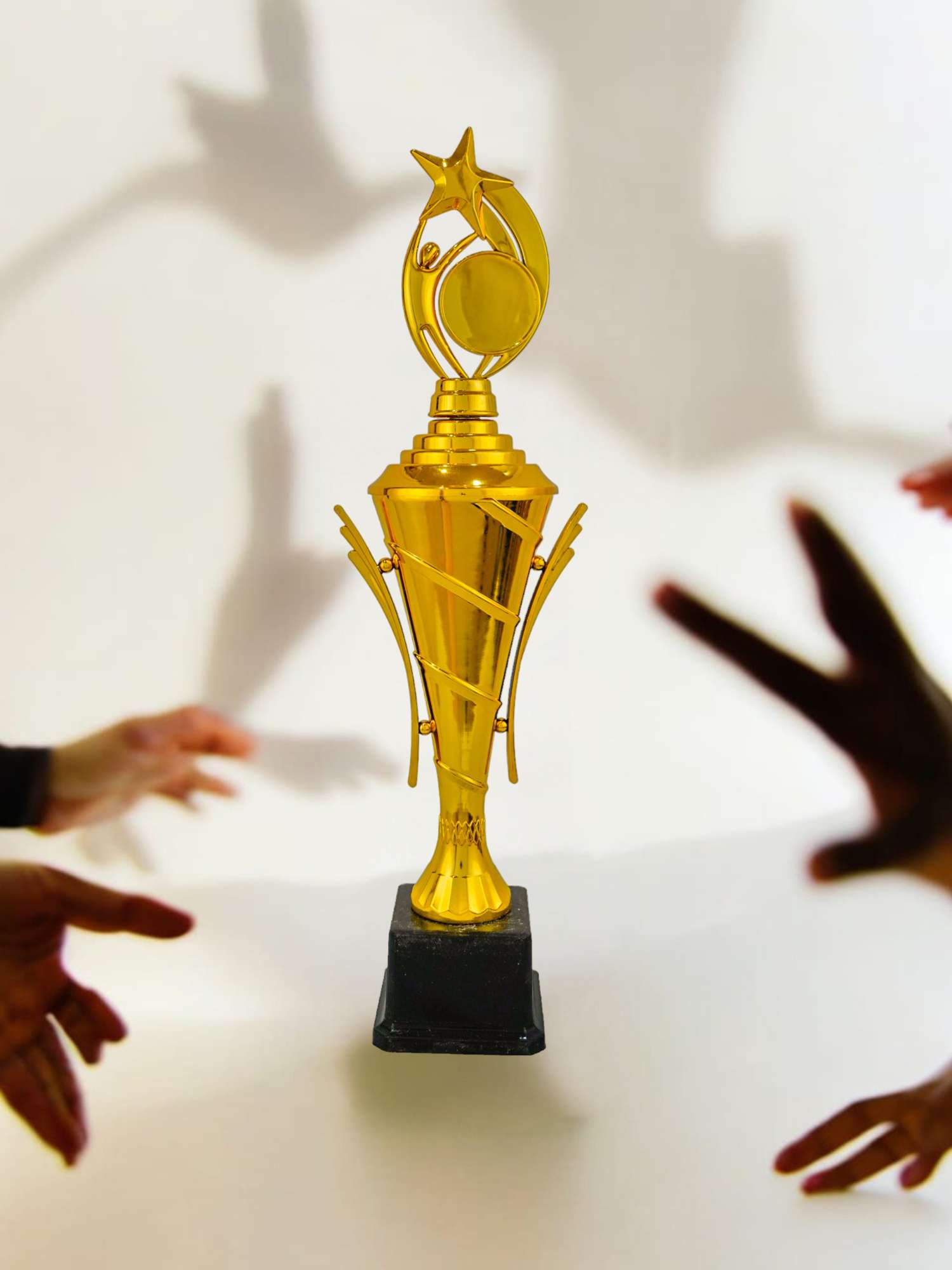 Oscar Pillar Metallic Fiber Trophies