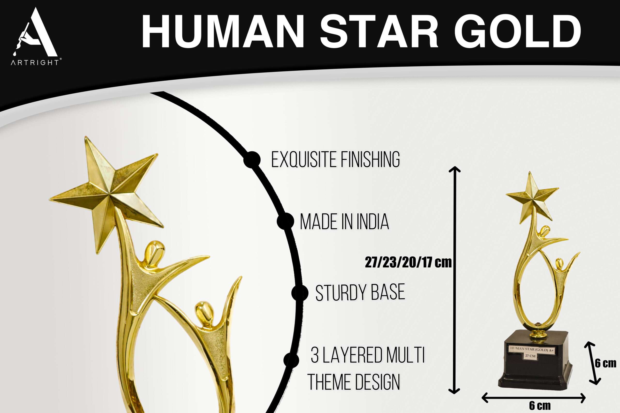 Stardum Metallic Fiber Trophies