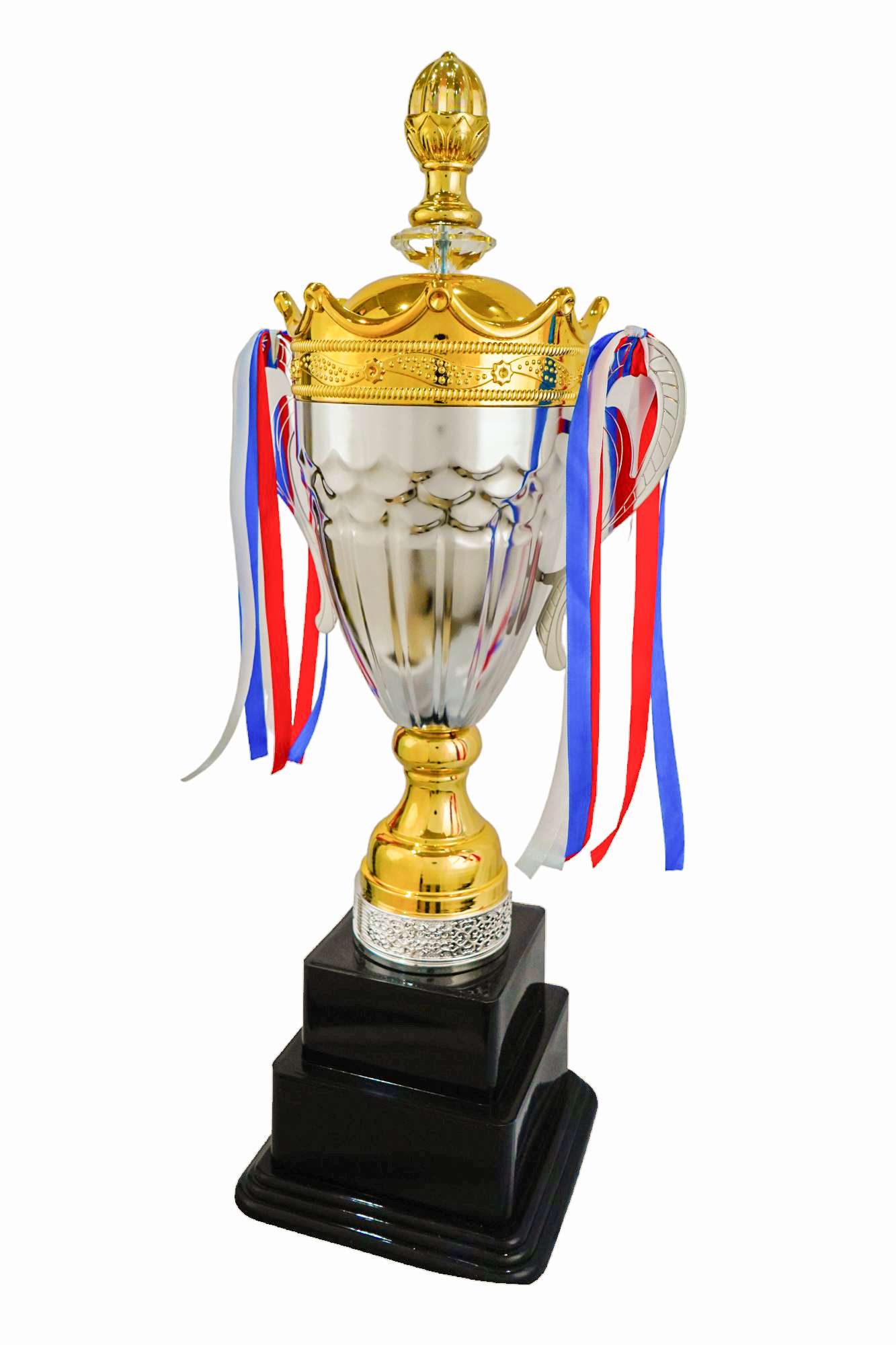 2072 Gold Silver with Crystal Metal Trophies
