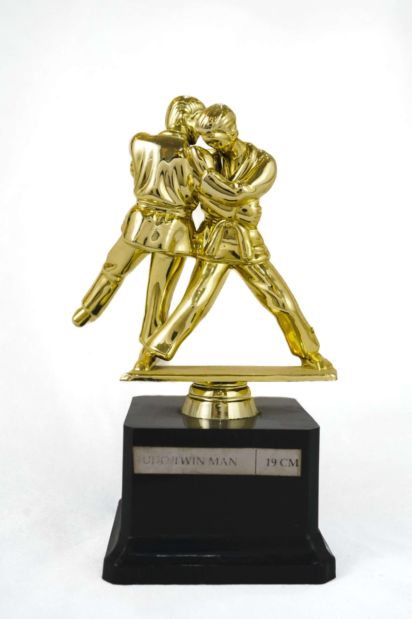 JUDO TWIN(NEW) Metallic Fiber Trophies