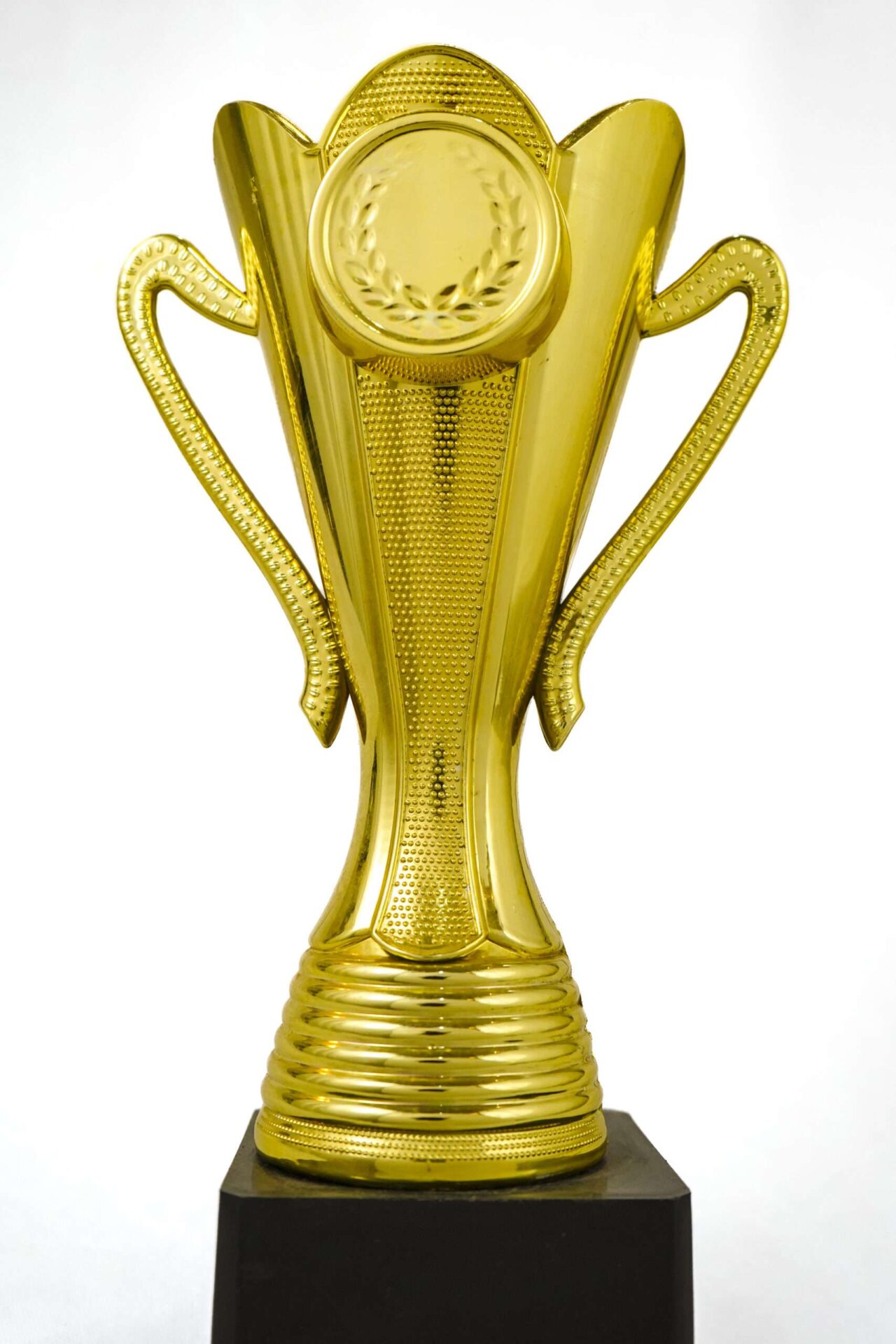 Lotus Cup Gold Metallic Fiber Trophies