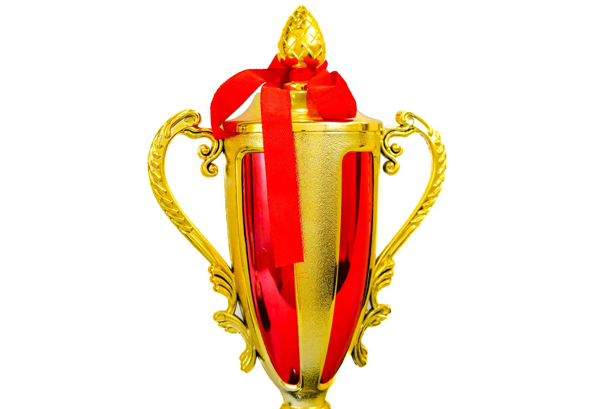 Fiesta Cup - Red Metallic Fiber Trophies