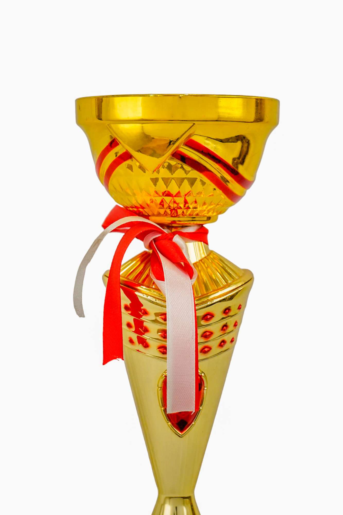 Cuckoo Red Metallic Fiber Trophies