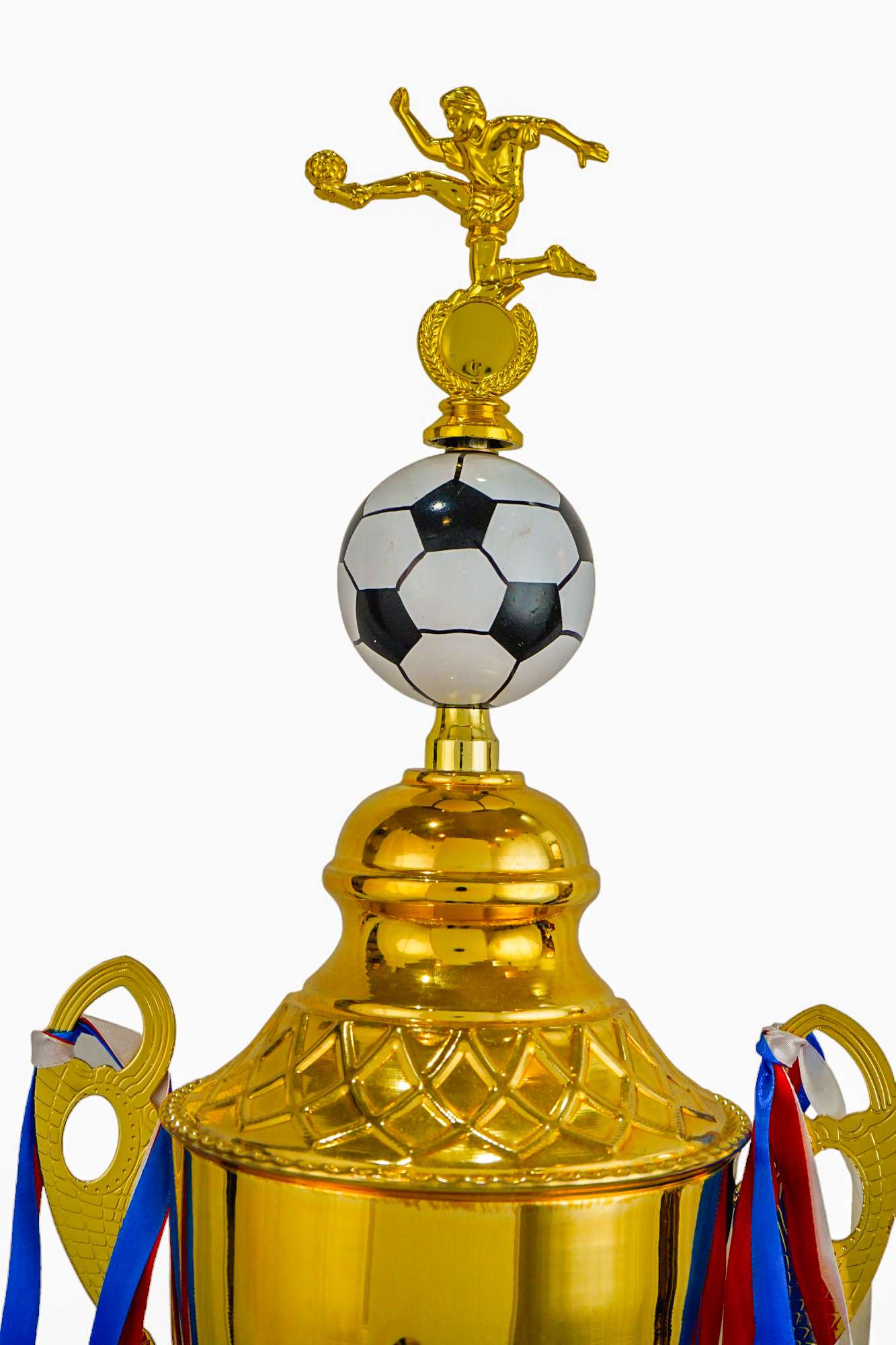 19-5 with football Metal Trophies