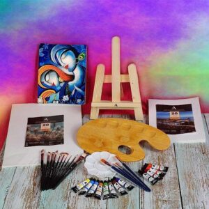 ArtRight Professional Painting Kit for Artists – All in One 65 Pcs Painting Set for Adults