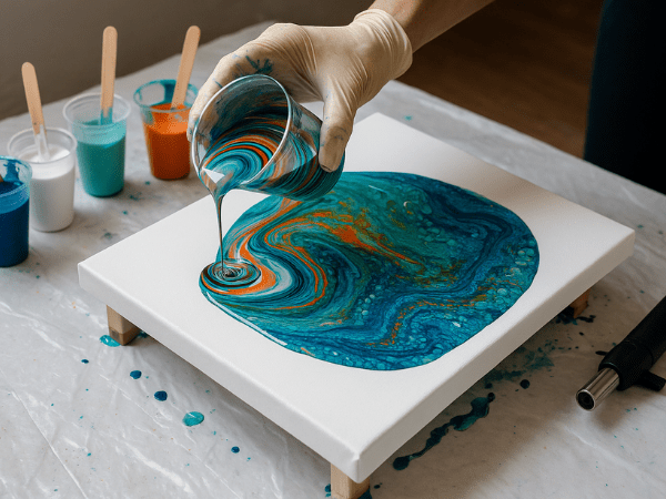 Acrylic Pouring Techniques for New Artists