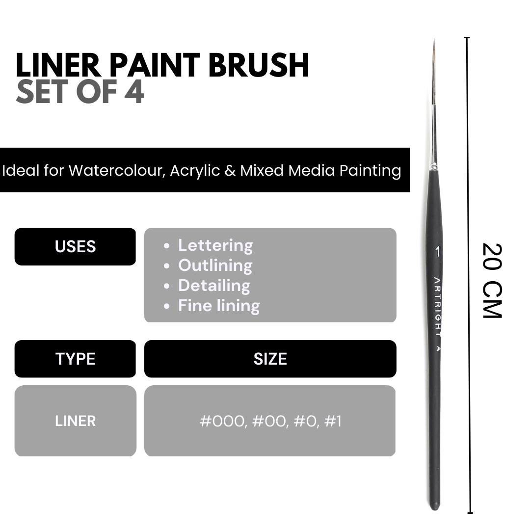 Liner 4/0, Fine Detail Brush
