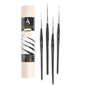 Liner Set of 4 Brushes - Detailing Brush Set (000, 00, 0, 1)