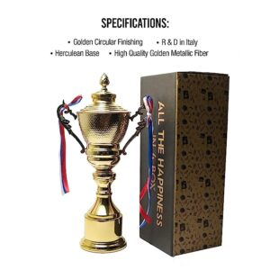ArtRight Omega Trophy for Cricket - Cricket Trophy Cup Big Size for Goldwinner ; Big Size Golden Award for Winner…