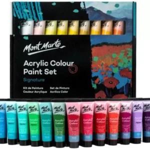 Mont Marte Acrylic Colour Paint Set Signature 36pc x 36ml