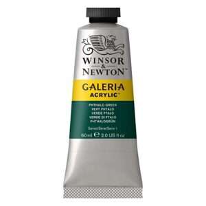 Winsor & Newton Galeria Acrylic Colour – Tube of 60 ML – Phthalo Green