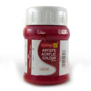 CAMEL ARTIST ACRYLIC COLOUR 500ML – CRIMSON LAKE