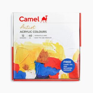 Camel Artist 40ml Acrylic Color Shade – 12 Shades