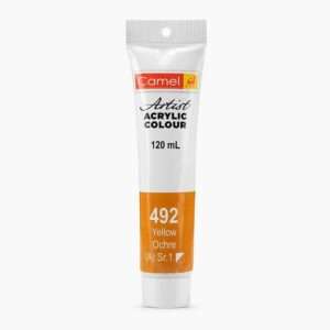 CAMEL ARTIST ACRYLIC COLOUR 120ML – YELLOW OCHRE