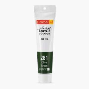 CAMEL ARTIST ACRYLIC COLOUR 120ML – OLIVE GREEN