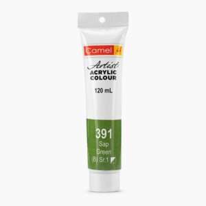 CAMEL ARTIST ACRYLIC COLOUR 120ML – SAP GREEN