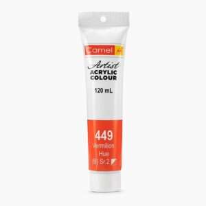 CAMEL ARTIST ACRYLIC COLOUR 120ML – VERMILION HUE