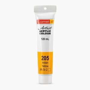 CAMEL ARTIST ACRYLIC COLOUR 120ML – INDIAN YELLOW