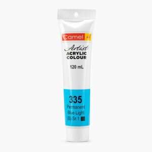 CAMEL ARTIST ACRYLIC COLOUR 120ML – PERMANENT BLUE LIGHT