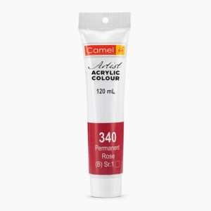 CAMEL ARTIST ACRYLIC COLOUR 120ML – PERMANENT ROSE