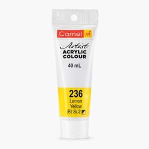 CAMEL ARTIST ACRYLIC COLOUR 40ML – LEMON YELLOW