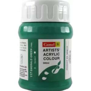 CAMEL ARTIST ACRYLIC COLOUR 500ML – EMERALD GREEN