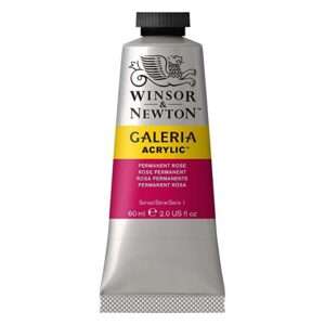 Winsor & Newton Galeria Acrylic Colour – Tube of 60 ML – Permanent Rose