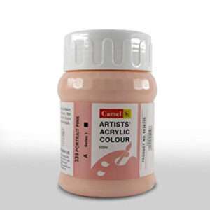 CAMEL ARTIST ACRYLIC COLOUR 500ML – PORTRAIT PINK