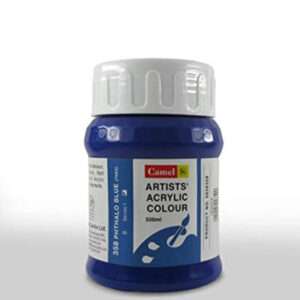 CAMEL ARTIST ACRYLIC COLOUR 500ML – PHTHALO BLUE