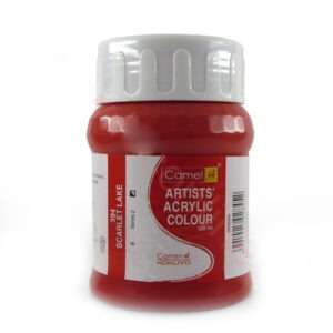 CAMEL ARTIST ACRYLIC COLOUR 500ML – SCARLET LAKE