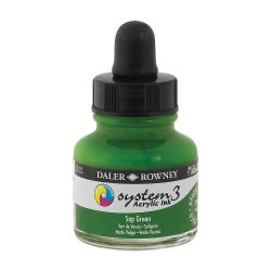 Daler-Rowney System 3 Acrylic Ink Sap Green