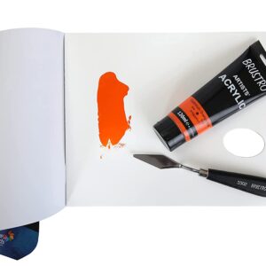 Brustro Artists Acrylic 120ml Cad Orange Hue