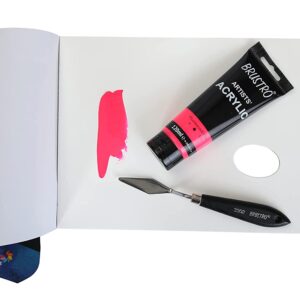 Brustro Artists Acrylic Color 120ml Fluorescent Pink