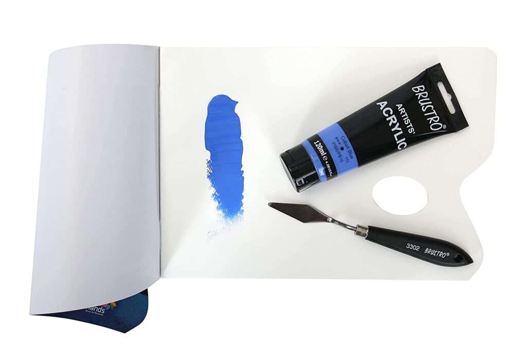 Brustro Artists Acrylic 120ml Fluorescent Blue Best Art Supplies