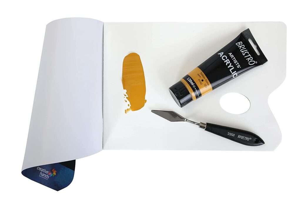 Brustro Artists Acrylic 120ml Yellow Ochre Best Art Supplies Store