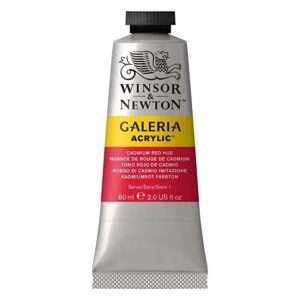 Winsor & Newton Galeria Acrylic Colour – Tube of 60 ML – Cadmium Red Hue