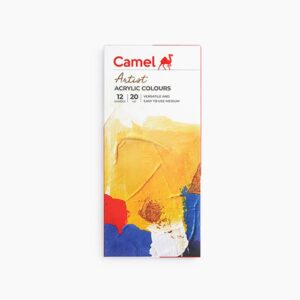 Camel Artist Acrylic Color Box – 20ml Tubes, 12 Shades