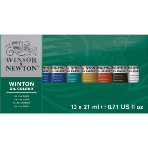 Winsor & Newton Winton Oil Color – 21ml, Set of 10 Tubes