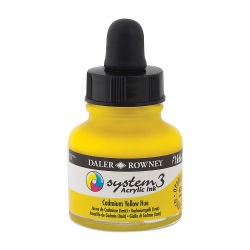 Daler-Rowney System 3 Acrylic Ink Cadmium Yellow Hue