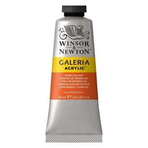 Winsor & Newton Galeria Acrylic Colour – Tube of 60 ML – Vermilion Hue