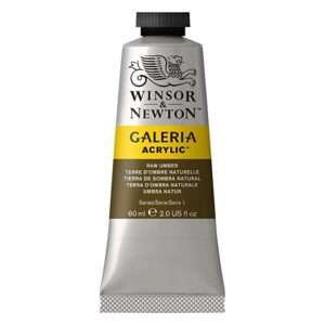 Winsor & Newton Galeria Acrylic Colour – Tube of 60 ML – Raw Umber