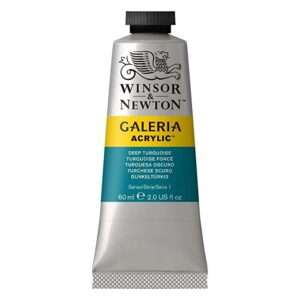 Winsor & Newton Galeria Acrylic Colour – Tube of 60 ML – Deep Turquoise