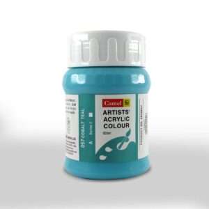 CAMEL ARTIST ACRYLIC COLOUR 500ML – COBALT TEAL